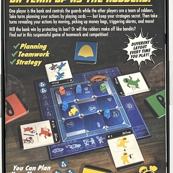 How To Rob A Bank A Heist Game Of Foiled Plans Board Game Complete - Picture 3 of 4